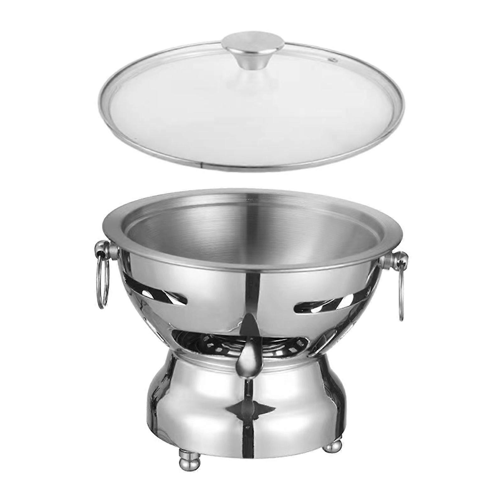 小さな鍋アルコール鍋調理器具ラーメン鍋ステンレス鋼鍋しゃぶ