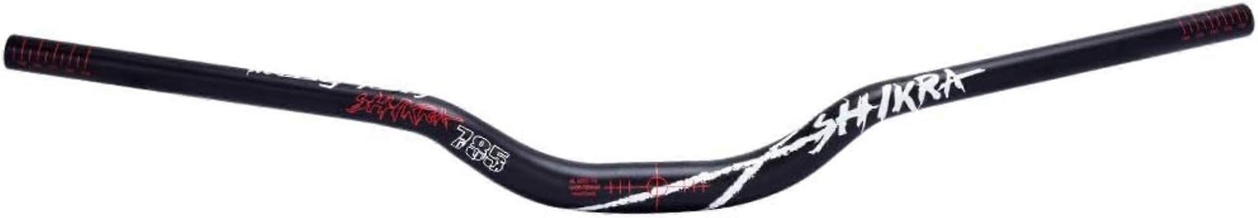 31.8MM Mountain Bike Handlebar Lifting height 55 mm Aluminium Alloy XC/AM/MTB Riser Handlebars,780MM Wide MTB Handle Bars (White)