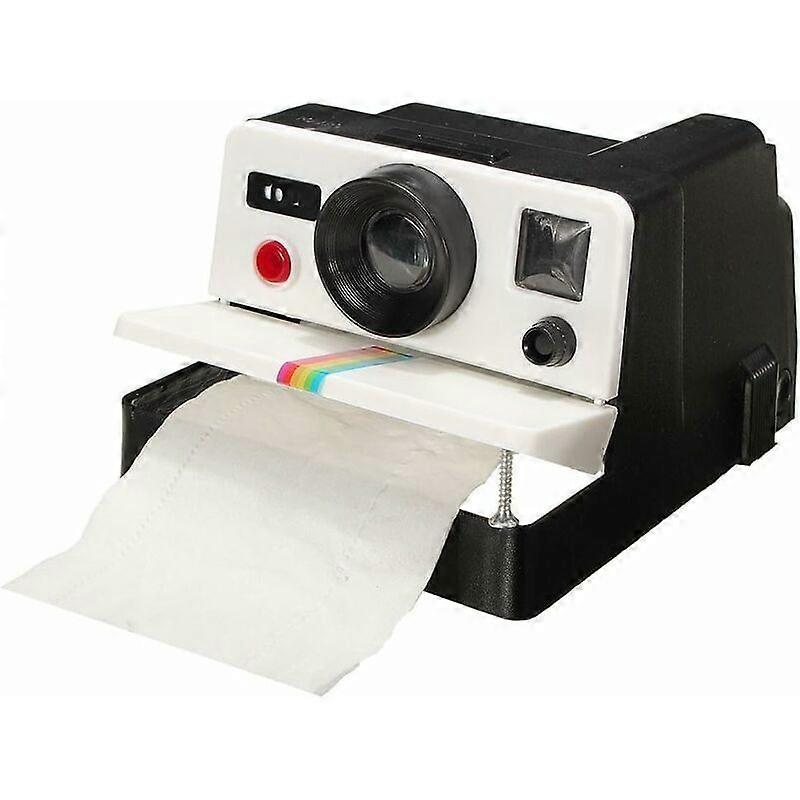 Retro creative camera shape toilet paper roll holder tissue box cover