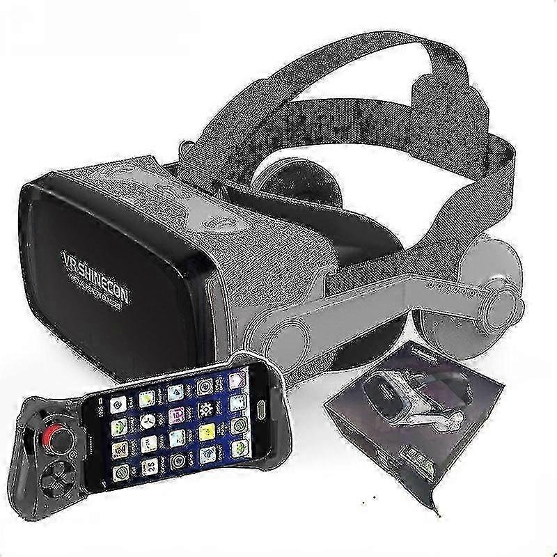 9th generation headset version +058 game controller VR Shinecon 9.0 virtual reality 3d glasses 120 p