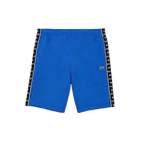 Lacoste Mens Fleece Stripe Logo Shorts