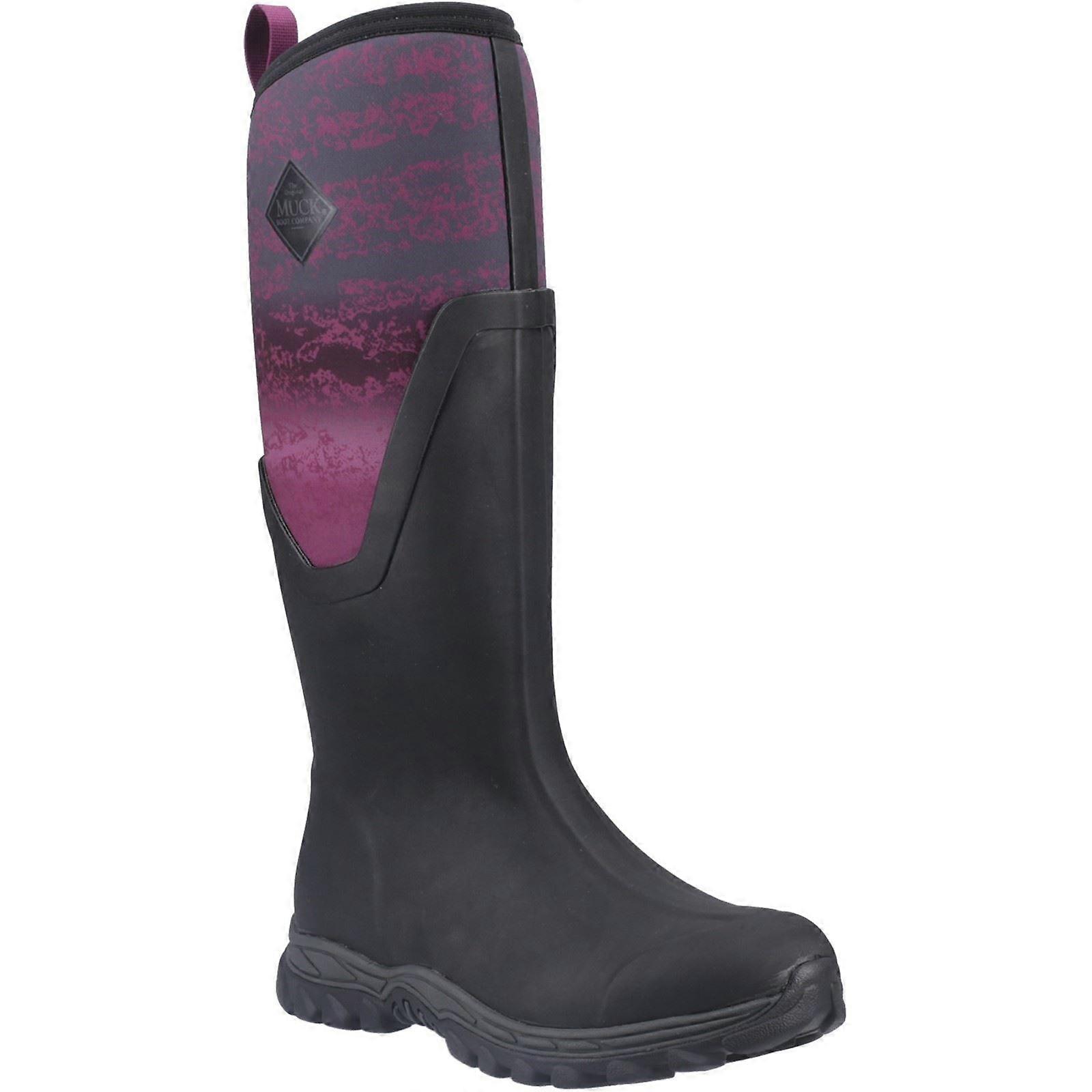 Muck Boots Arctic Sport II Tall Black Rubber/Neoprene Female Textile/Weather Wellingtons-9