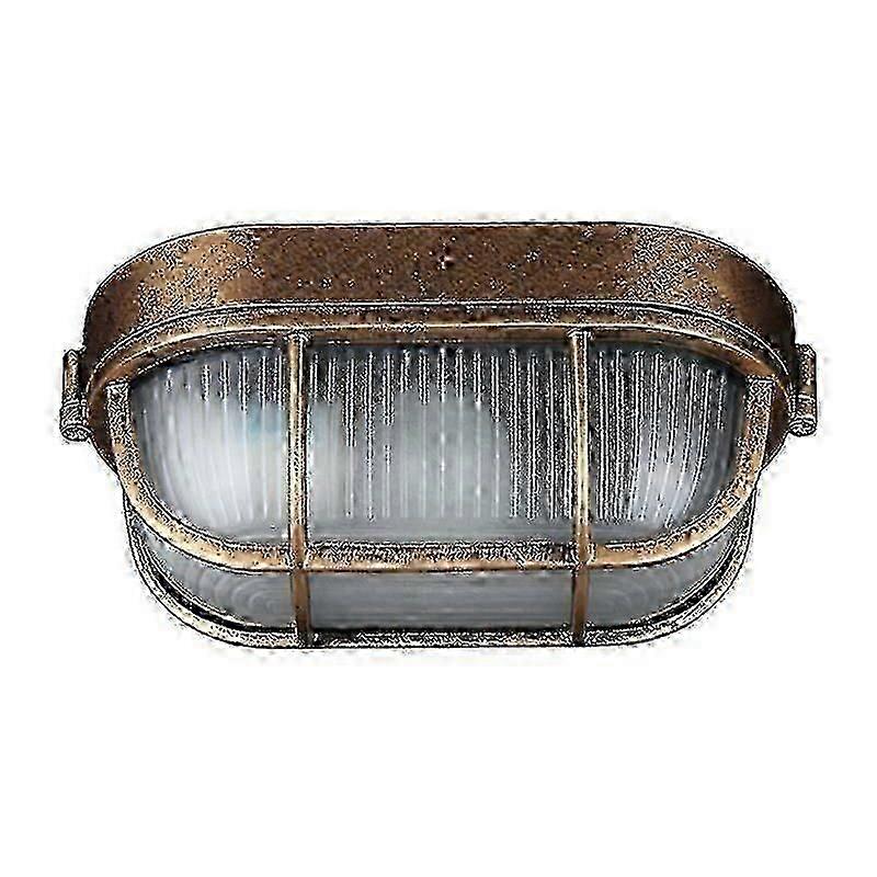 מנורת קיר חיצונית סגלגל למות יצוק פמוט אלומיניום אור ימי לקישוט סירת מסדרון פטיו