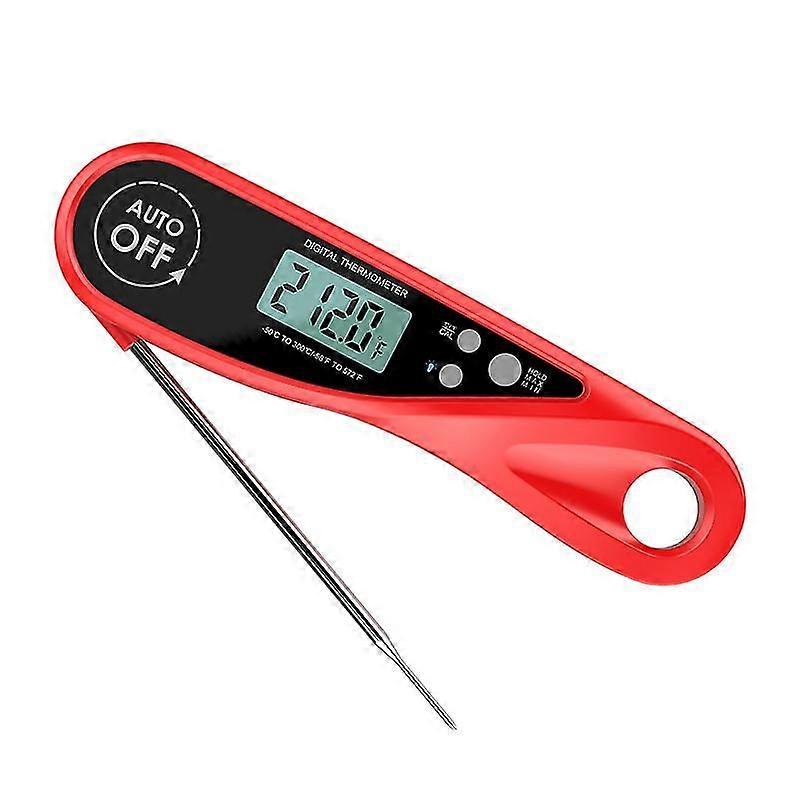 Meat Thermometer Instant Read Cooking Thermometer Digital Food Thermometer Backlight Lcd Screen Foldable Long Probe