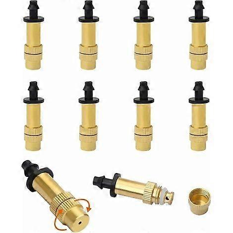 High quality brand new  12pcs Adjustable Copper Irrigation Nozzle Brass