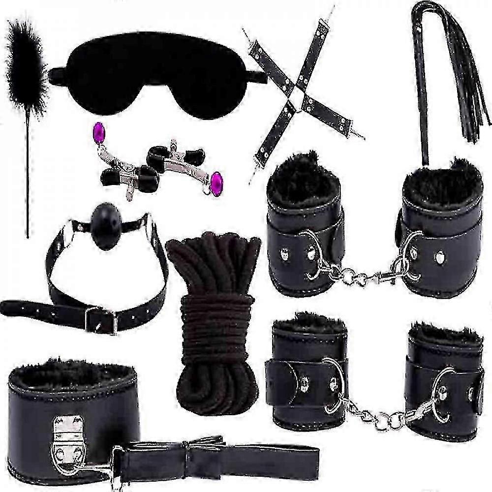 Zehnteiliges Set für Erwachsene / Spielzeughandschellen für Erwachsene PRN