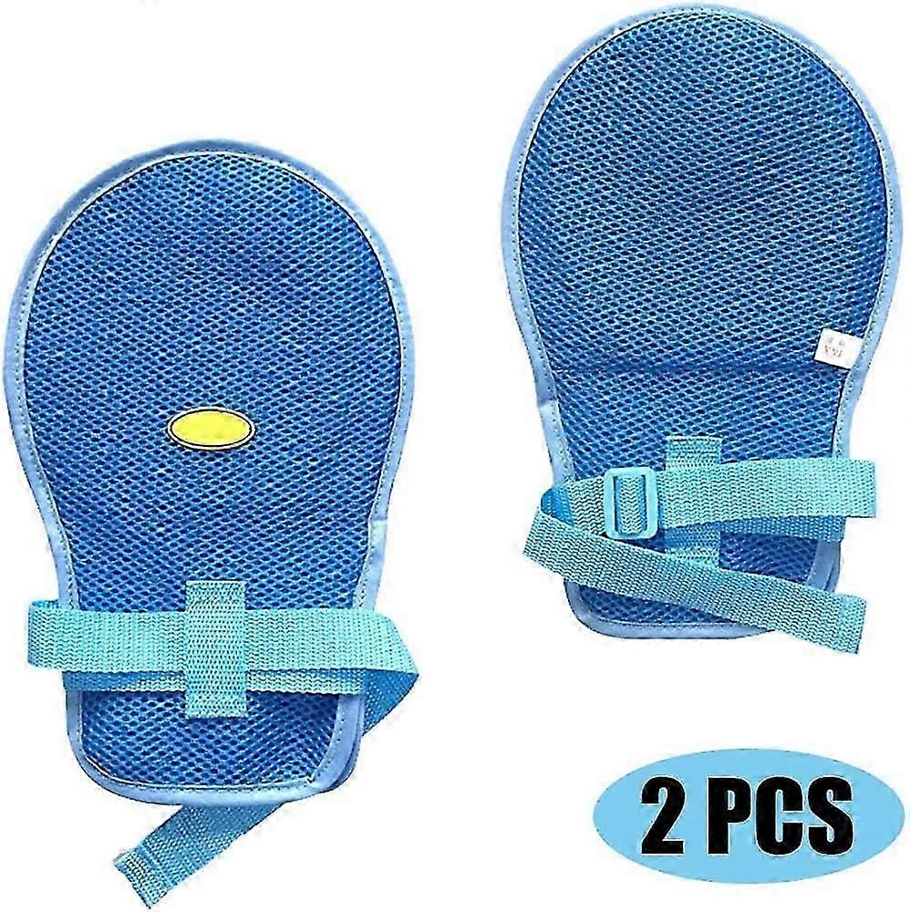 Sicherheits-Fesselhandschuhe - 2PCS, Kontrollhandschuhe Sicherheitshandhandschuh, Fesselhandschuhe, Handschuhe, um Kratzer zu vermeiden