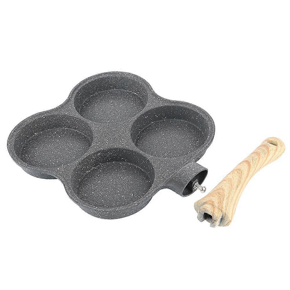 4-Hole Non-Stick Omelet Pan, Frying Pan for Induction Cooker and Gas Stove