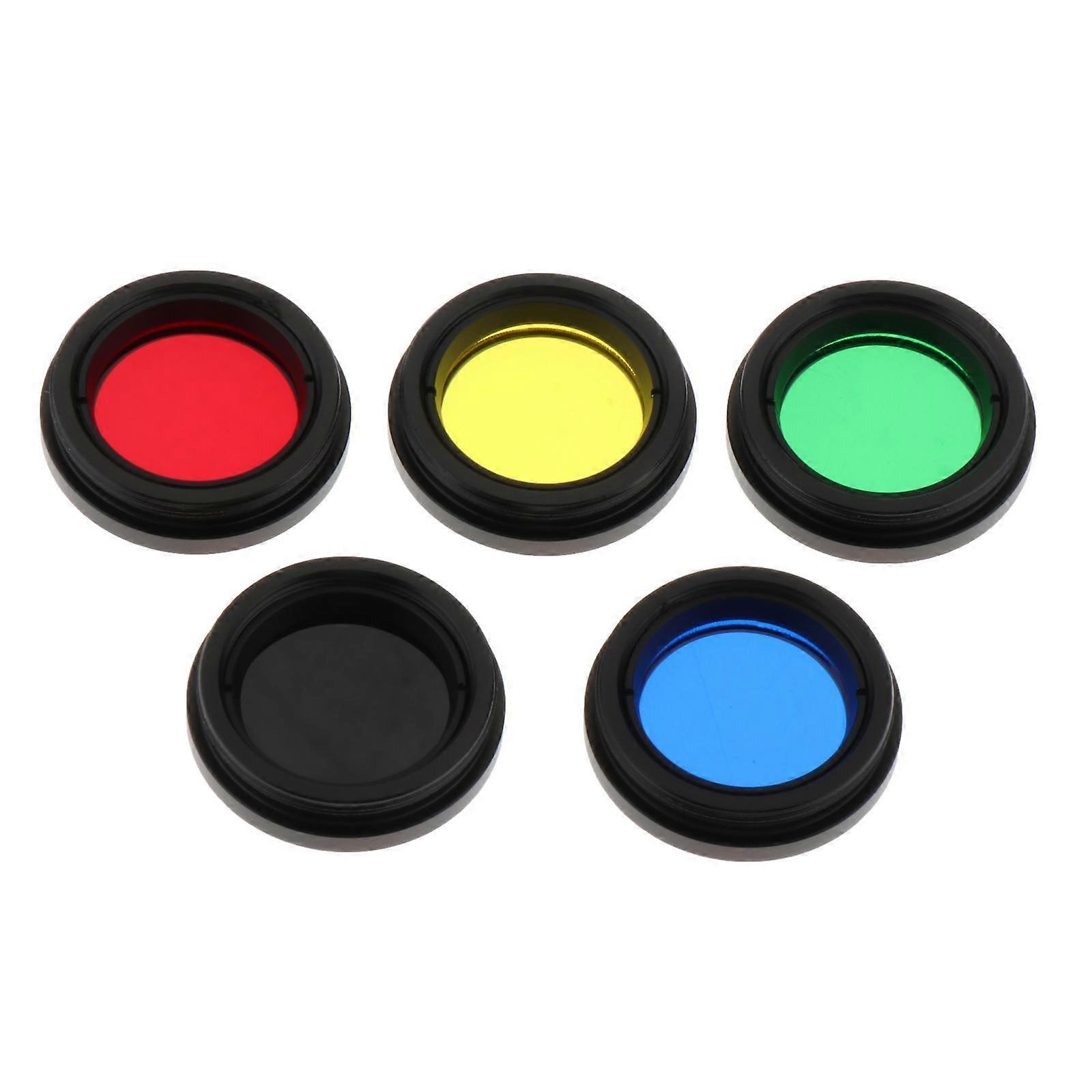1.25"Telescope Color Filter Sets for Astronomy Eyepiece Lens Planet