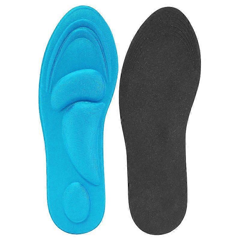 1pair Insoles Soft Men Women Sponge Pain Relief 4d Memory Foam Orthopedic Insoles Shoes Flat Feet Arch Support Insole Sports Pad - Insoles
