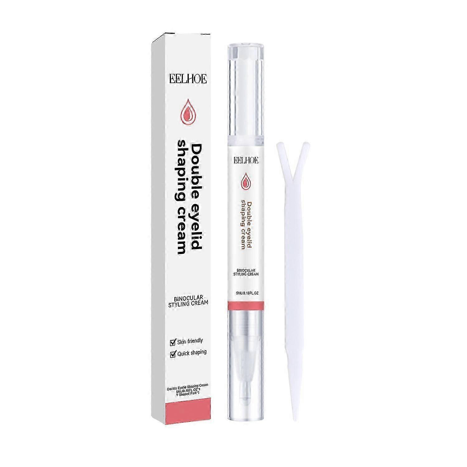 EELHOE Double Eyelid Styling Cream Long-Lasting Natural Non-Trace Invisible Non-Glue Double Eyelid I