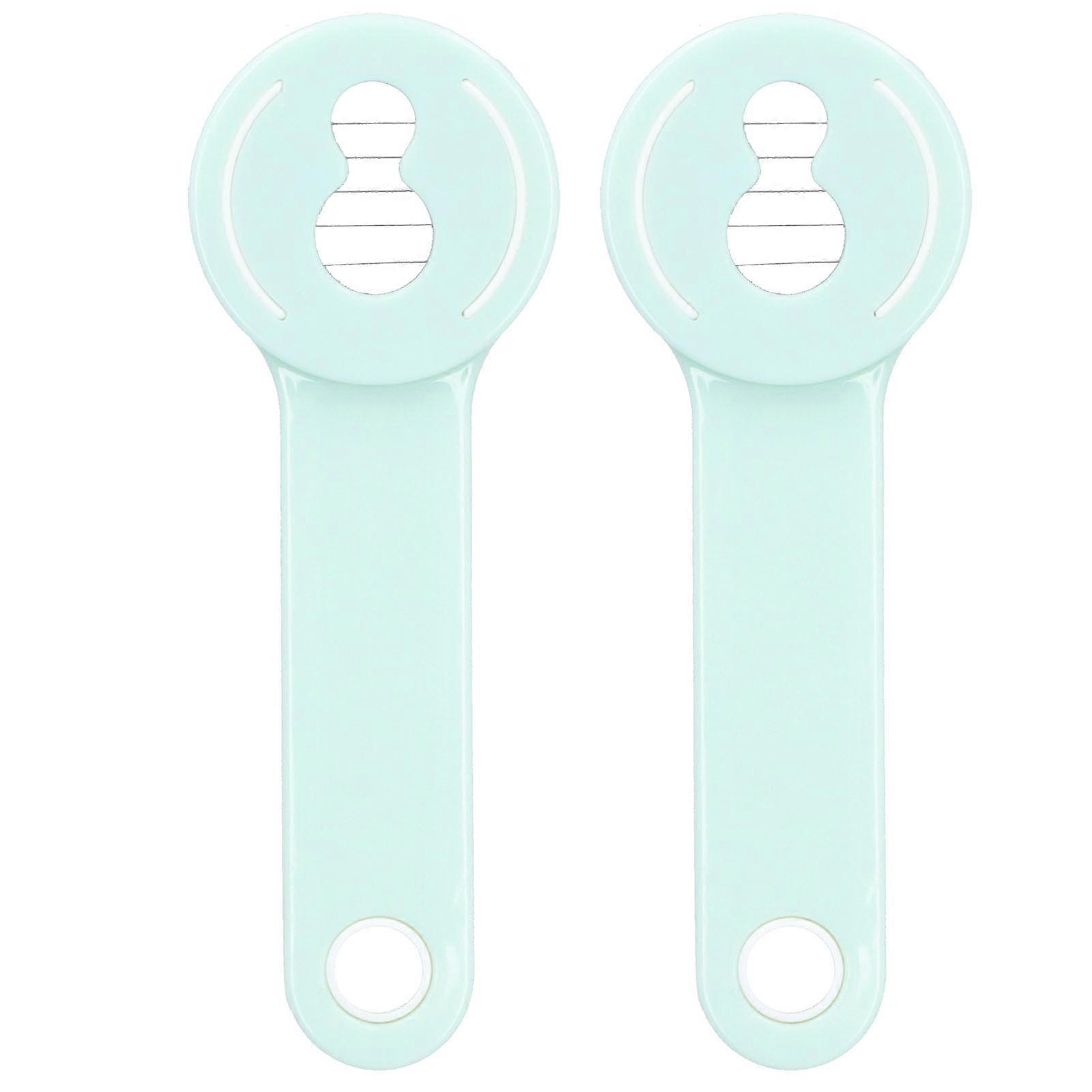 2Pcs Multifunctional Vegetable Bean Cutter Long Bean Shredder Cooking Accessories Light Green