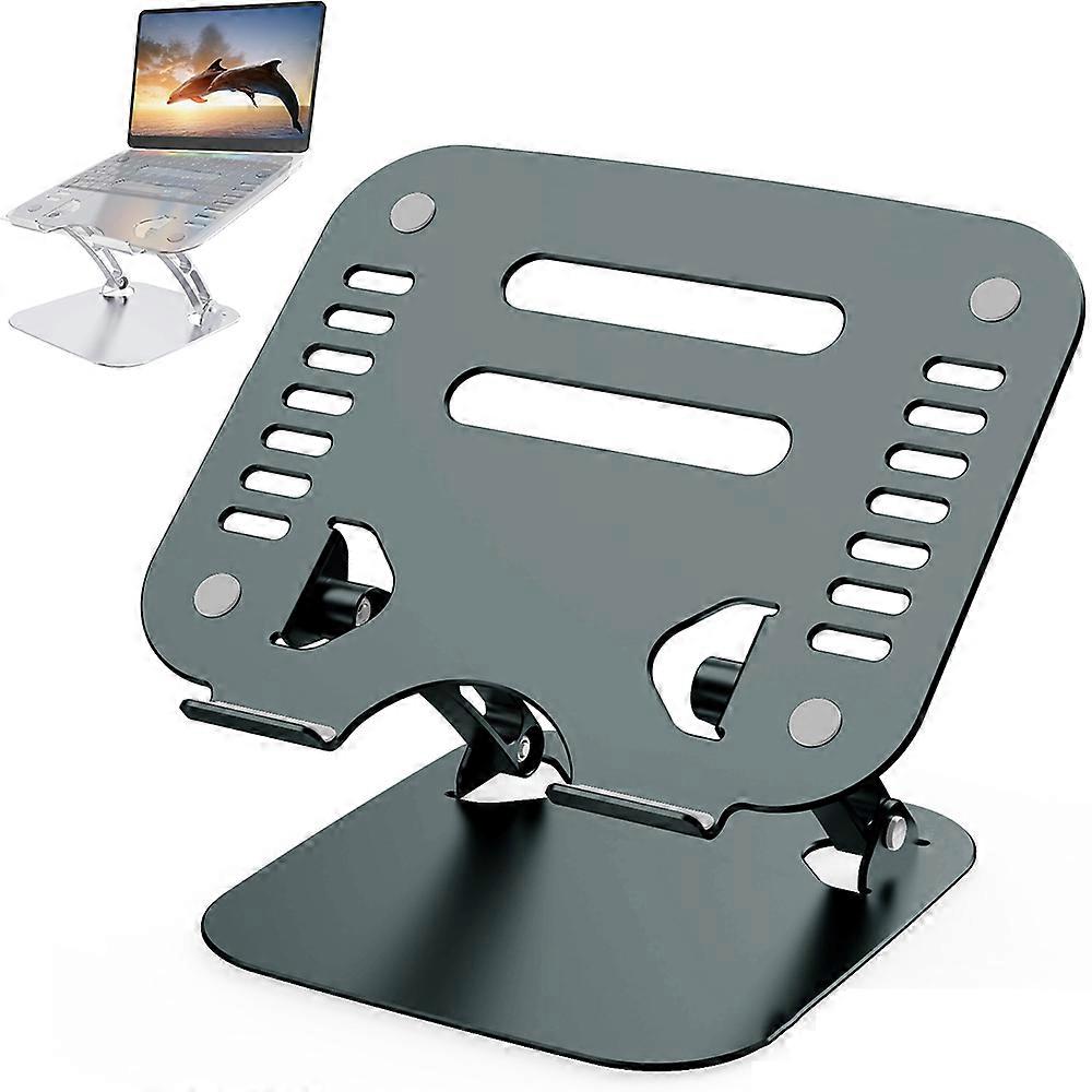 Laptop Stand, Ergonomic Height Angle Adjustable Computer Laptop Holder Compatible With Most Laptops(Gray)