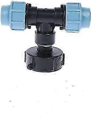 IBC Tank Adapter, S60X6 IBC Water Tank with 25mm MDPE Polyethylene Connector, Compatible with and EU Standard IBC Containers