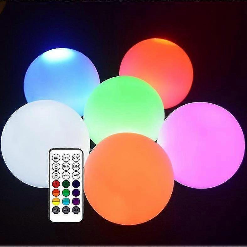 LED Floating Pool Light Ball - Waterproof Remote Control Light for Pools, Bathtubs & Outdoor Decor - 7CM