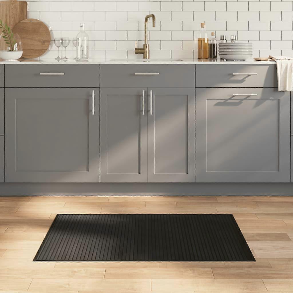 Rug Rectangular Black 60x100 cm Bamboo