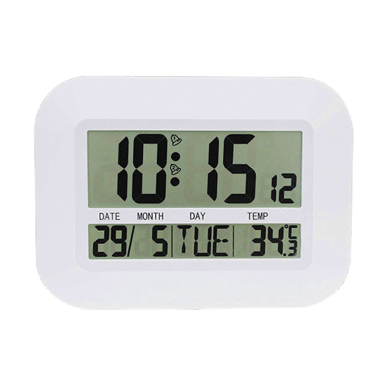 LED Mirror Table Clock Digital Alarm Snooze Display Time Night Light Desktop USB Alarm Clock Home Decor for Children