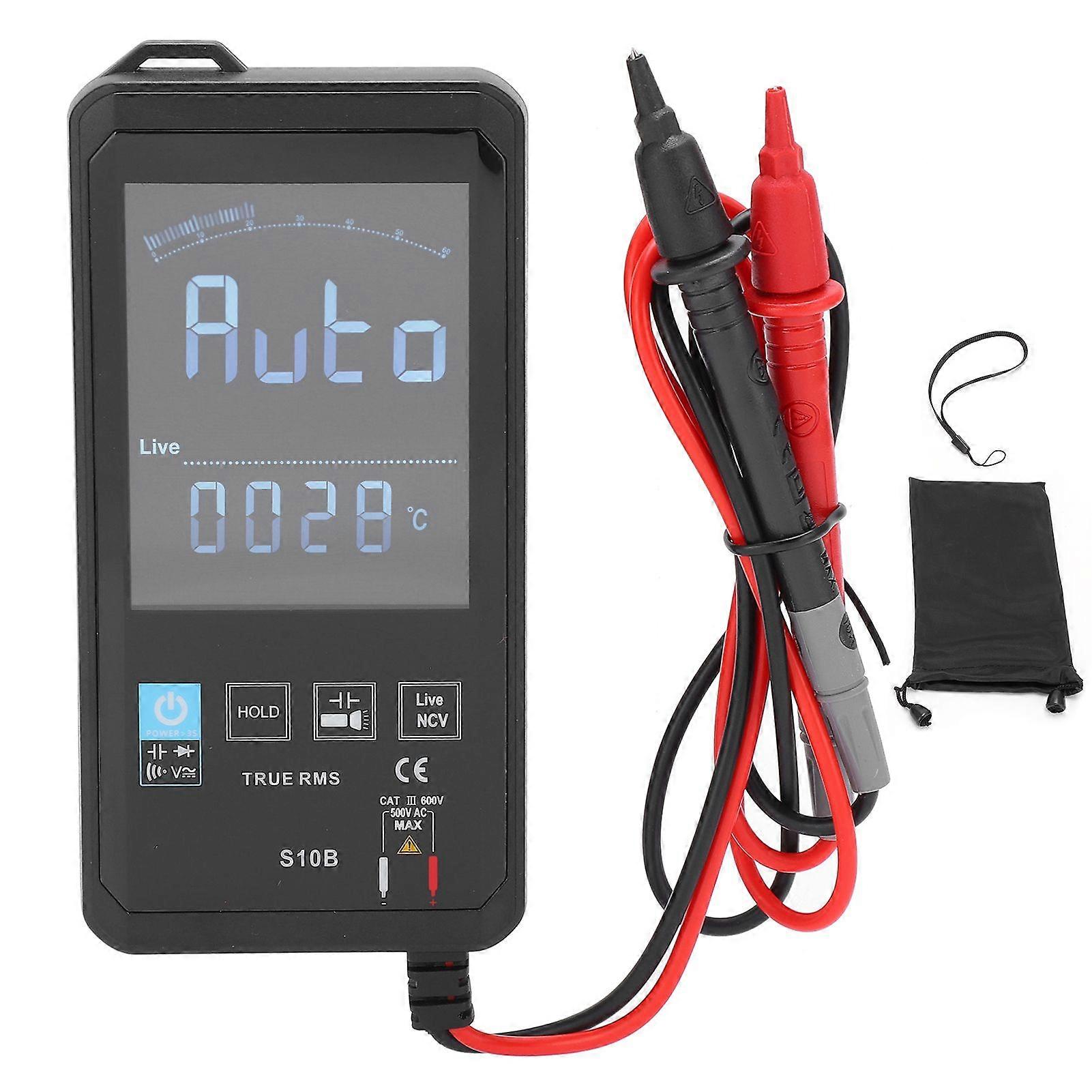 Multimetro con display inverso S10B DC1000V / AC750V di alta qualità Multimetro intelligente