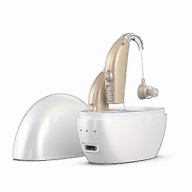Hearing Aids Rechargeable (Pair) For Seniors Beige