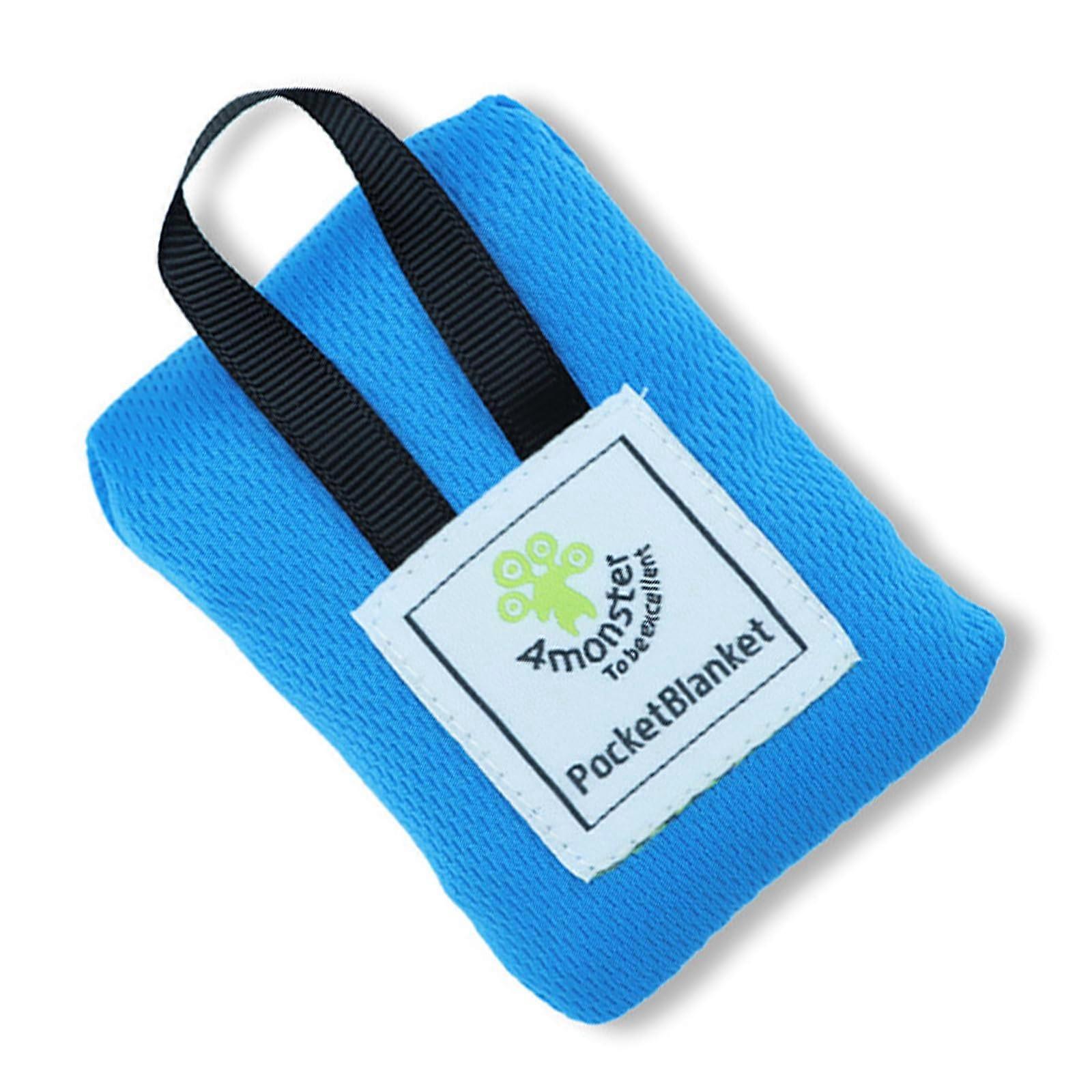 Quick Drying Beach Blanket Thickened Outdoor Mat For Tent And Picnics Travel Durable Blue