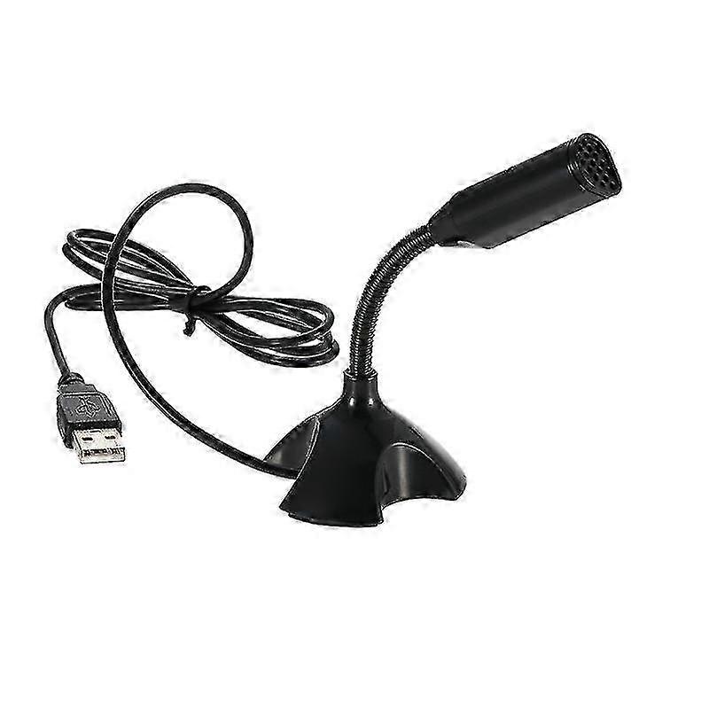 Desktop Computer Microphone for Laptops, USB Recording Device for Voice and Sound Capture