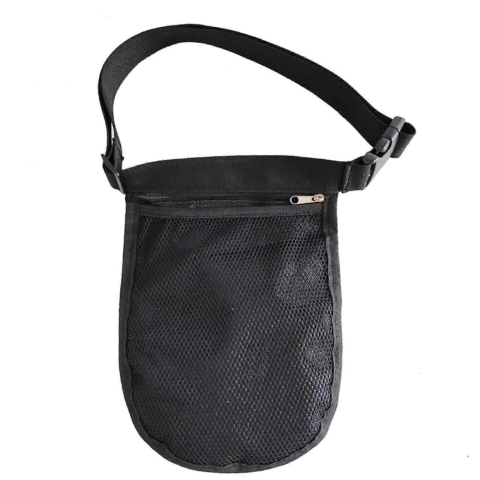 Mesh Waist Ball Bag Pickleball Holder, Sweatproof Oxford Fabric, adjustable for 4 balls