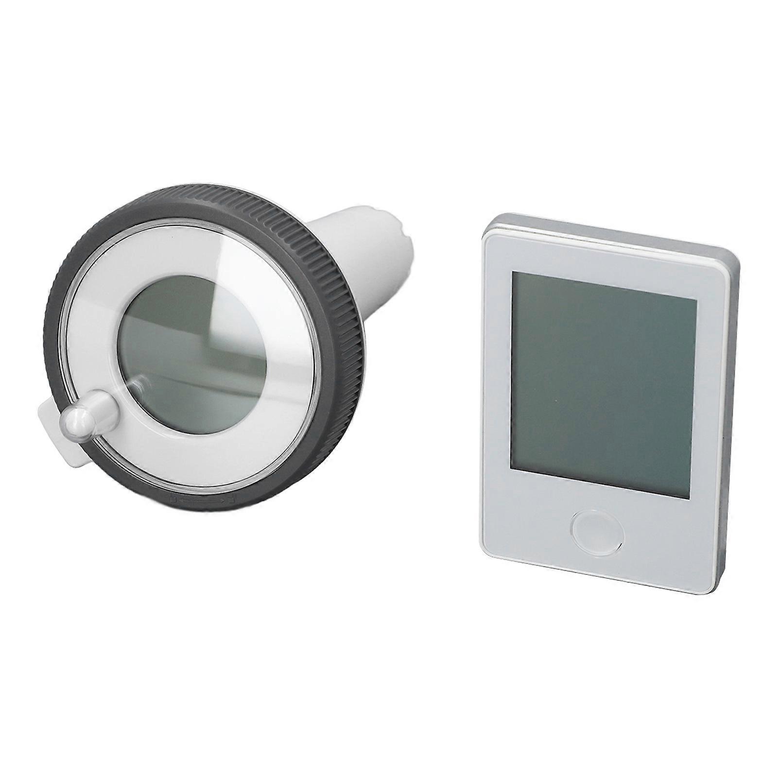 Wireless Solar Pool Temperature Meter High Accuracy IPX8 Waterproof LCD Display Digital Floating Temperature Detector 