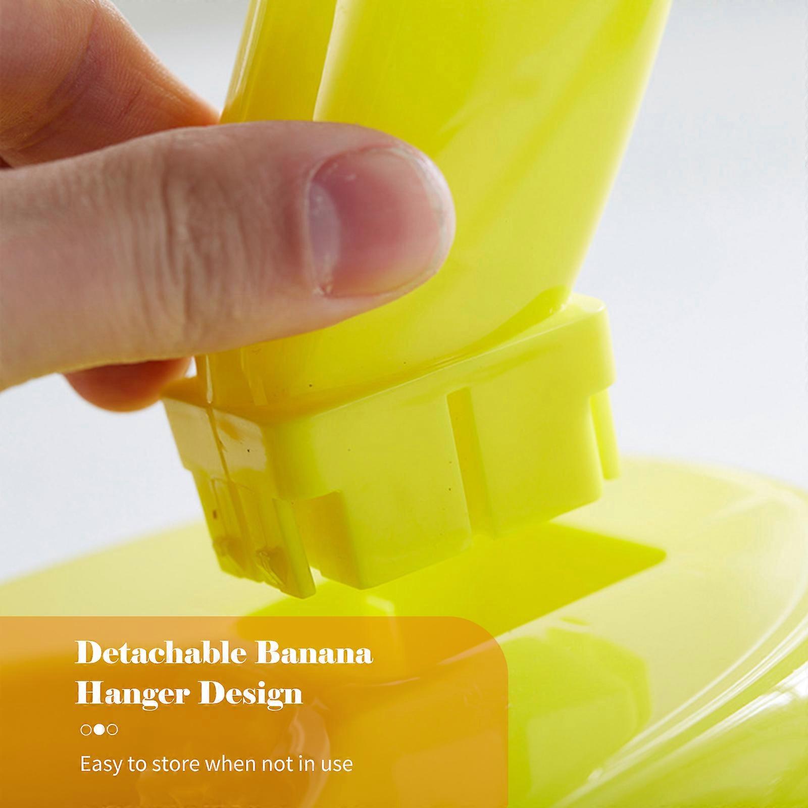Banana Hanger Banana Tree Holder Stand Yellow Modern Banana Display Stand Hook for Kitchen Countertop Fruits Storage