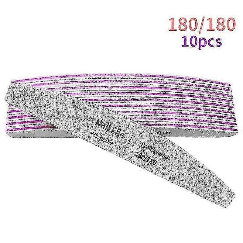 Profesyonel Tırnak Törpüsü Seti 100-180 Tane Manikür, Jel Cila & Parlatma için - 10 adet