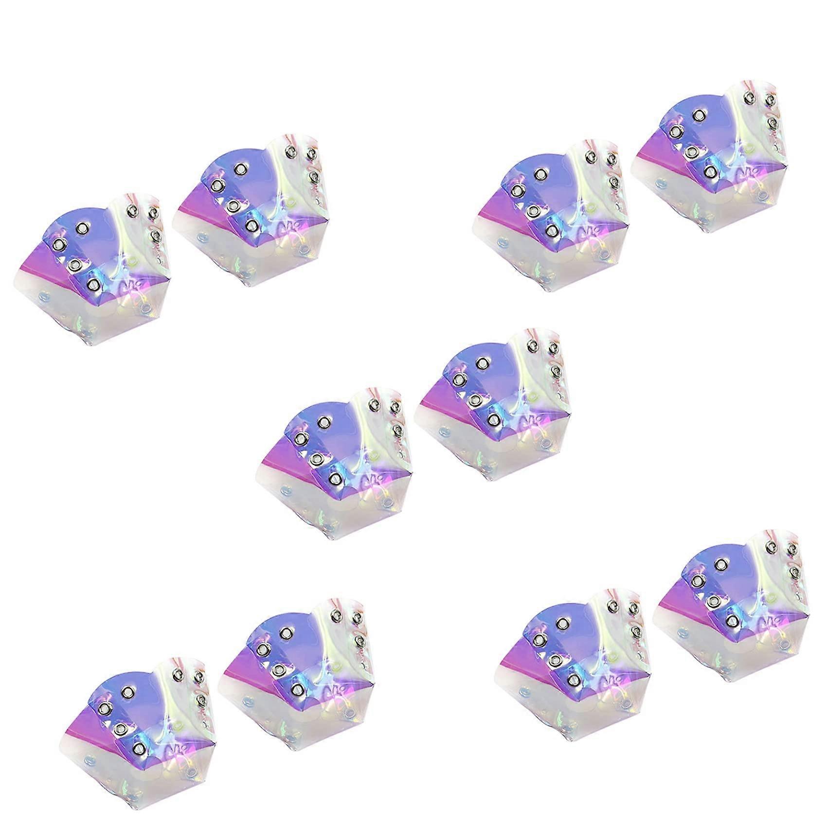 Skate Toe Caps PVC Toe Protection for Skates, 5 Pairs, Toe Shields, Protective Cover for Inline Skates