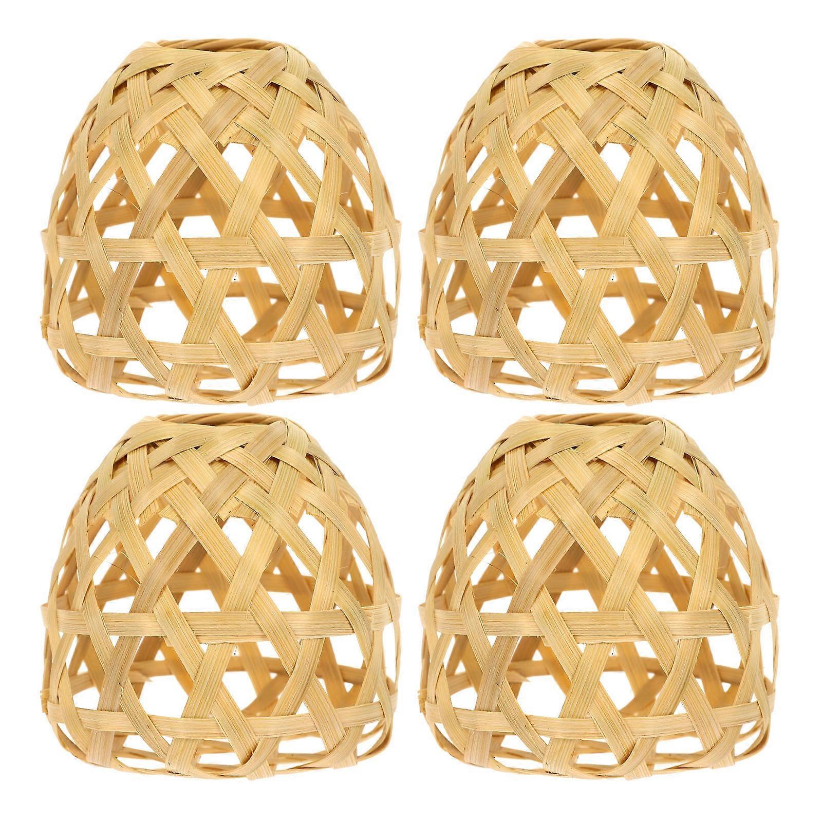 Lightweight Lampshade Cover, Stable Bamboo Design, Perfect for Home Lighting Applications