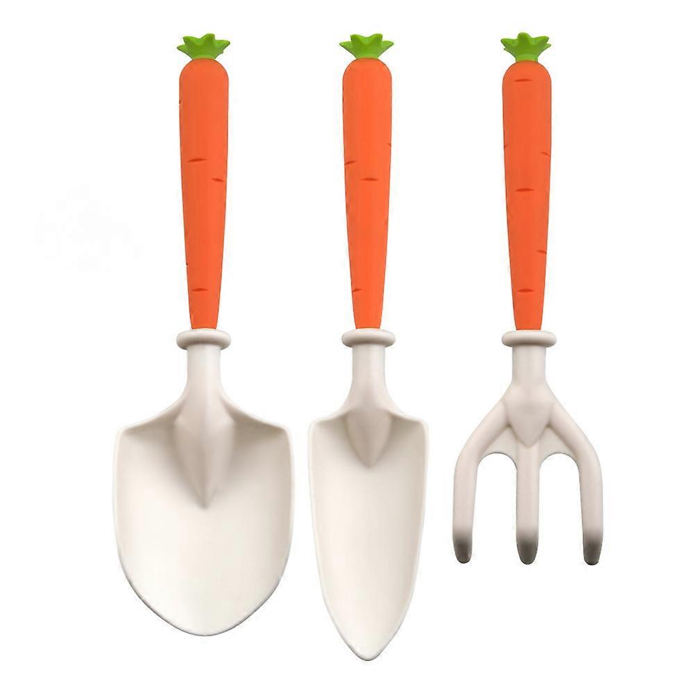 piece set - Combi Tools - Garden tools - Small garden tool set for children - Orange - plastic - Planting trowel - Garden trowel - for soil, plants
