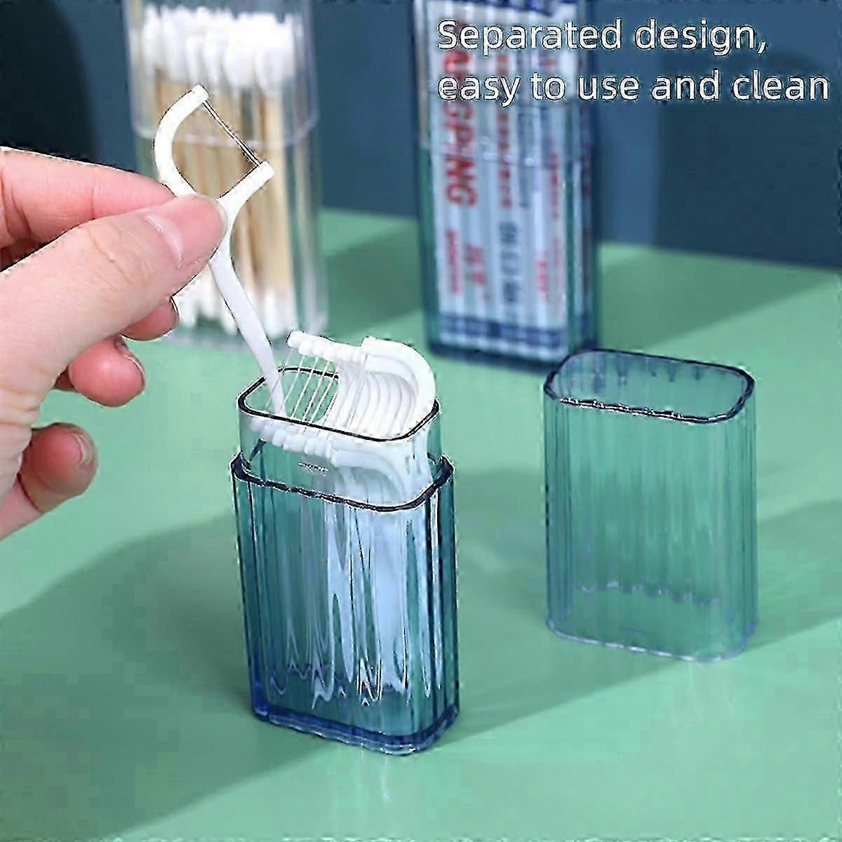 4pcs Portable Transparent Storage Box For Business Trips, Toothpicks, Cotton Swabs, Minimalist Small Items, Bandage Sorting And Organizing Box