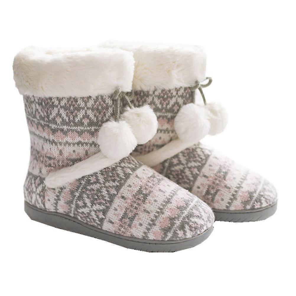 Household Boots Short Boots Style Flat Bottom Simple Design Rubber Plush Women Autumn 1Pair