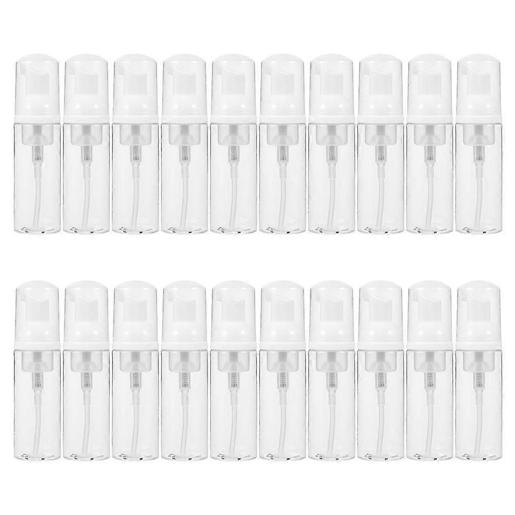 20Pcs Empty Foaming Pump Bottles Refillable Clear Plastic Small Foam Soap Dispenser for Travel
