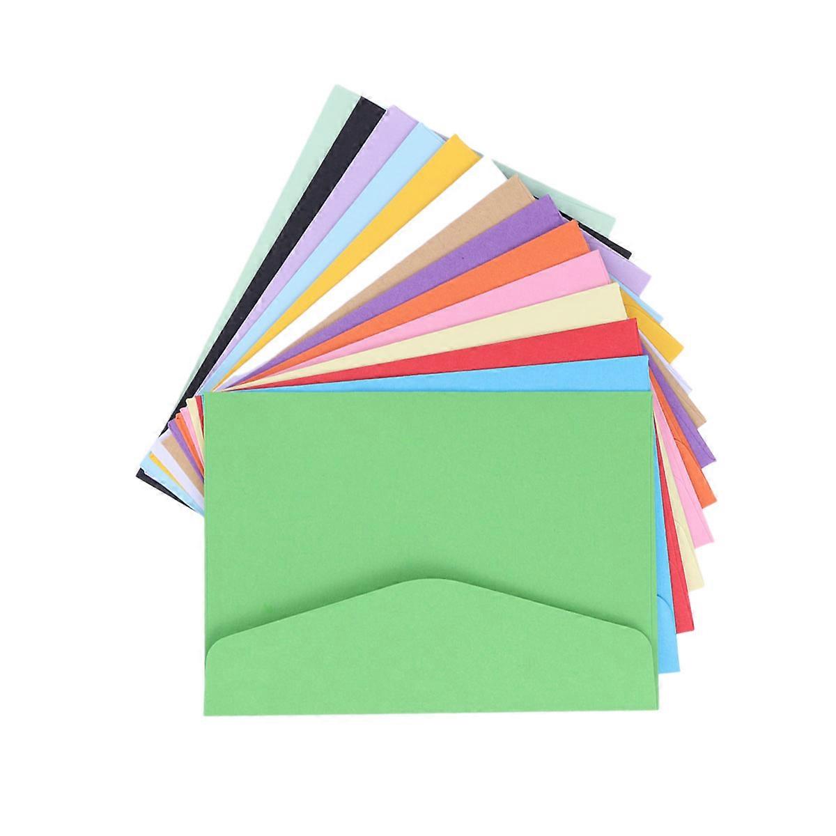 140pcs Mini Envelopes in Candy Colors – Blank Stationery for Photos, Letters, School, Office & Events – Classic Flap Design, Easy to Seal