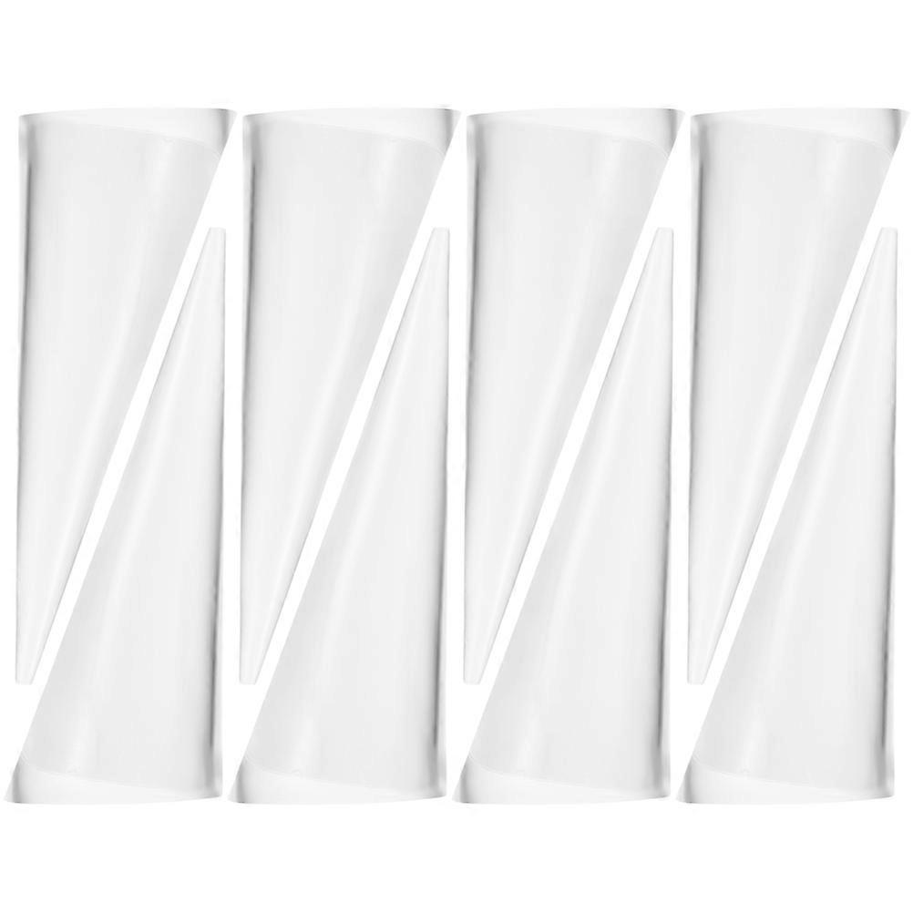 Rings Holder Retail Display Stand Organize Rings Transparent Color 8Pcs
