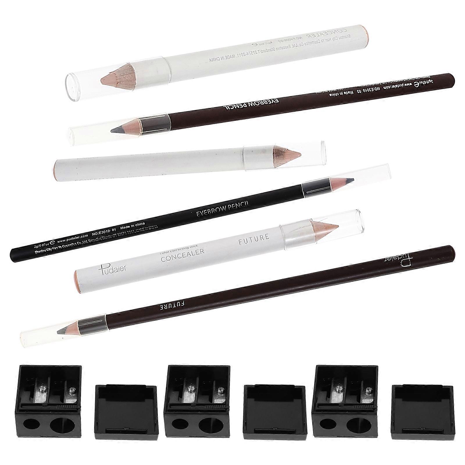 3pcs Eyebrow Pencil Set for Women – Durable Precision Brow Makeup Tools with Concealer for Makeup Lovers