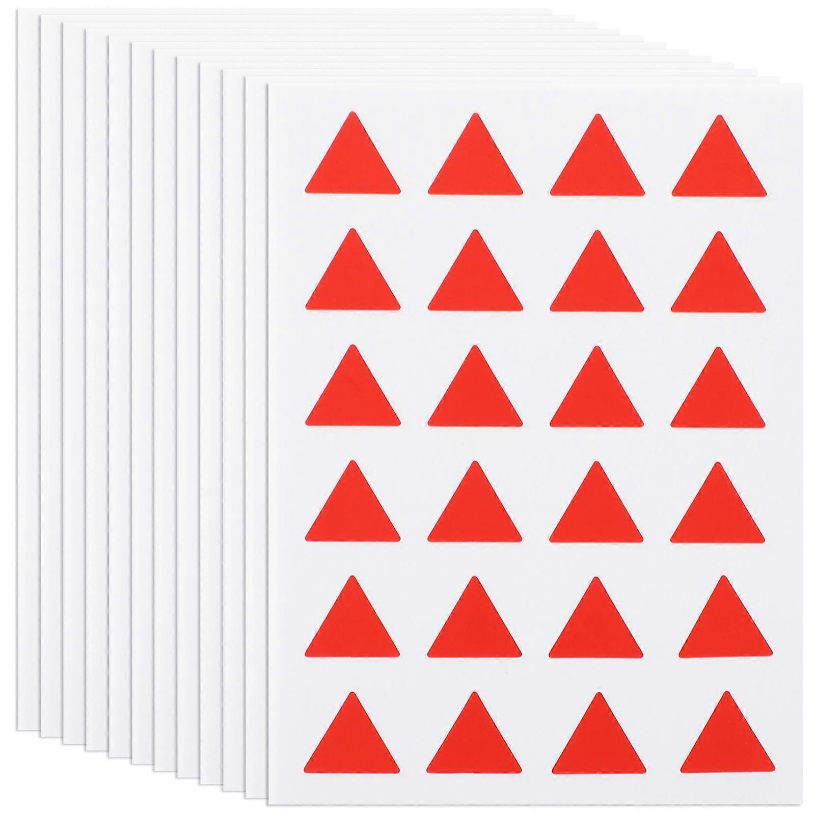 12 Sheets of Label Sticker Self-adhesive Label Stickers Decorative Label Stickers for Plan