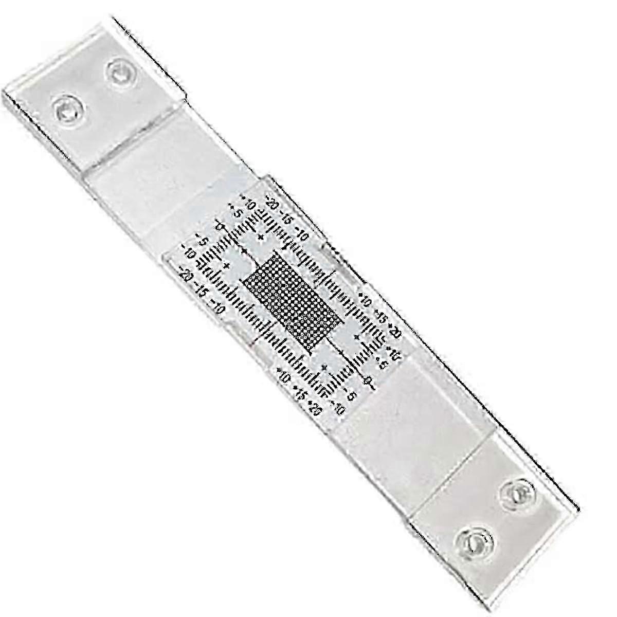 Crack Caliper - 1Pcs Crack Width Gauge, Clear Acrylic Corner Crack Measurement Tool