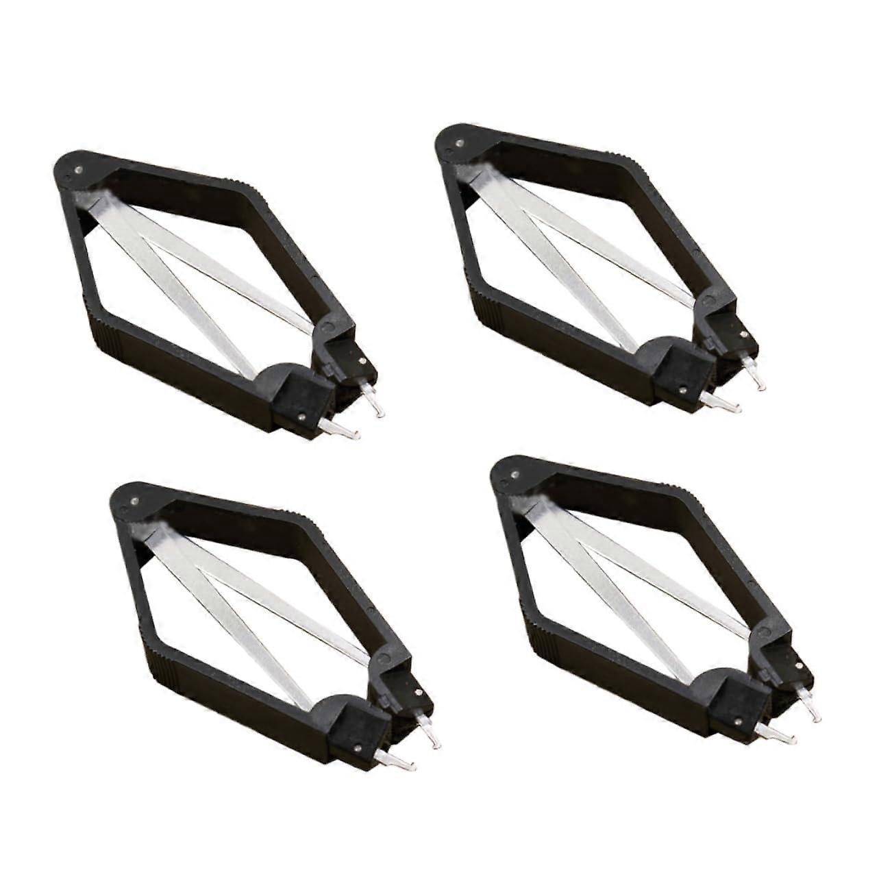 4-Piece IC Chip Extractor Set for Motherboard and PCB - Precision Component Removal Tools for Electronics Repair and DIY Projects