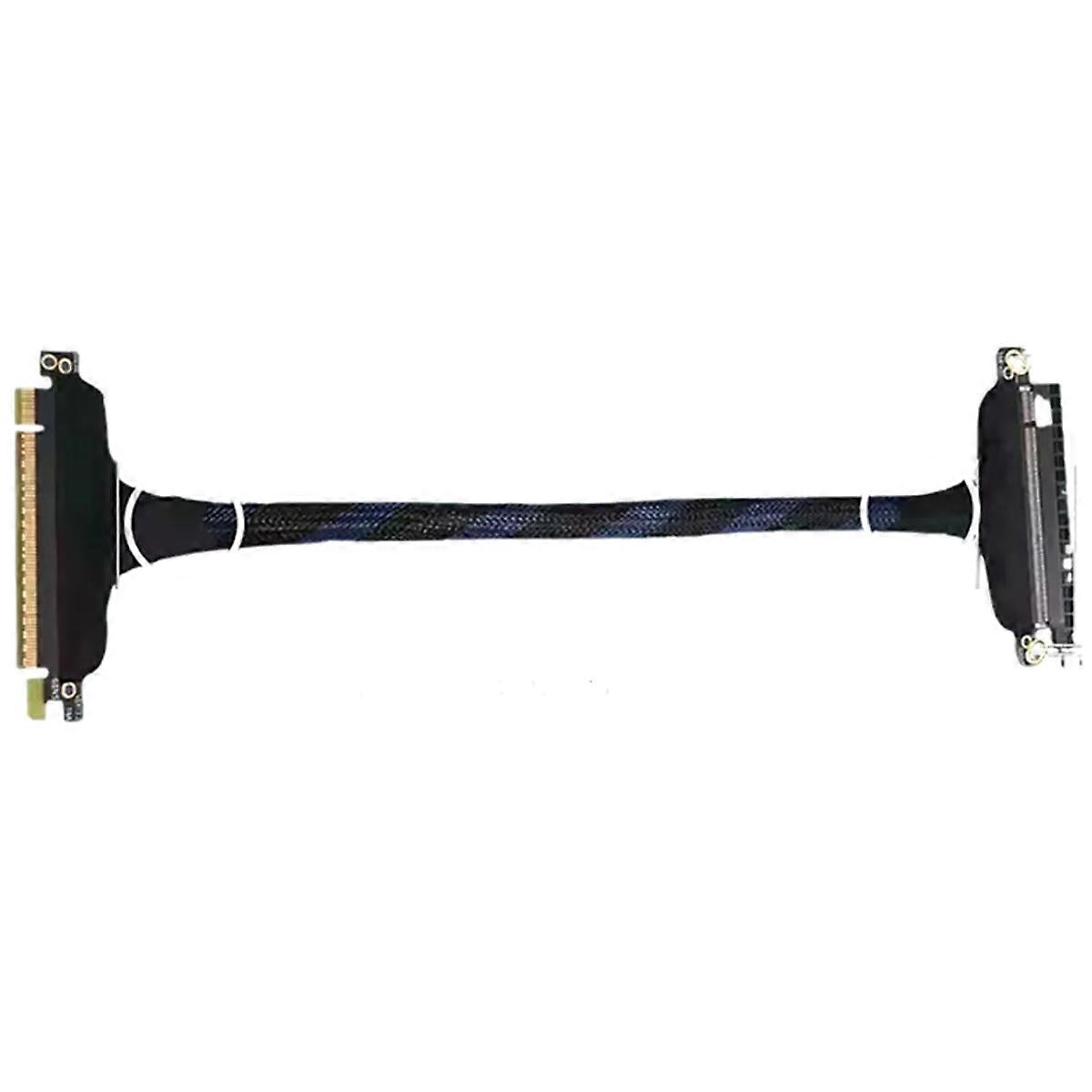 PCIE 5.0 X16 Cable Gen5 Server Silver-Plated Lossless Soft Cable GPU Adapter Cable for 5090 Graphics