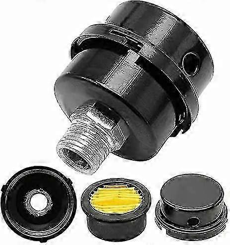 Air Compressor Muffler Filter Metal 20mm Thread (1/2"pt 20mm)