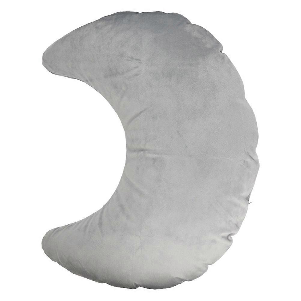 U Shaped Inflatable Cushion Pillow for Sofa & Bed – Multi Functional Support for Sleeping, Resting, Salons – Portable Home Pillow – Grey