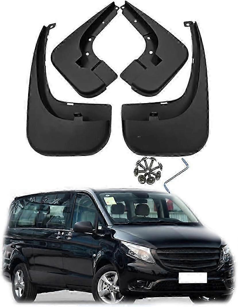 4pcs Car Mud Flaps For B-enz Vito W447 2016-2022, And Auto Mudflap Set Mud Flaps Kit Splash