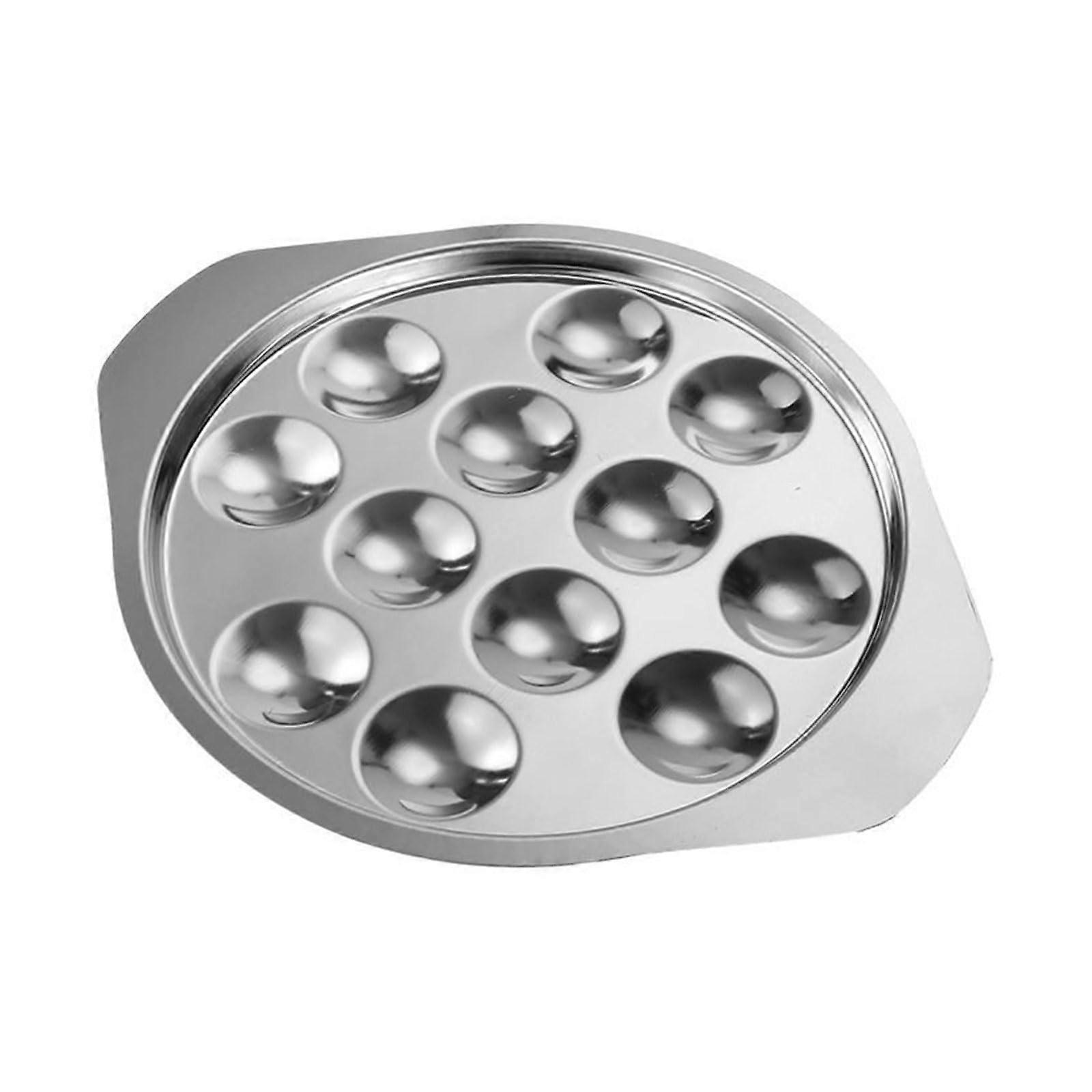 Conches Snail Mushroom Grilled Tray Toasting Plate Steel Tray For Camping Picnics And Restaurant Use