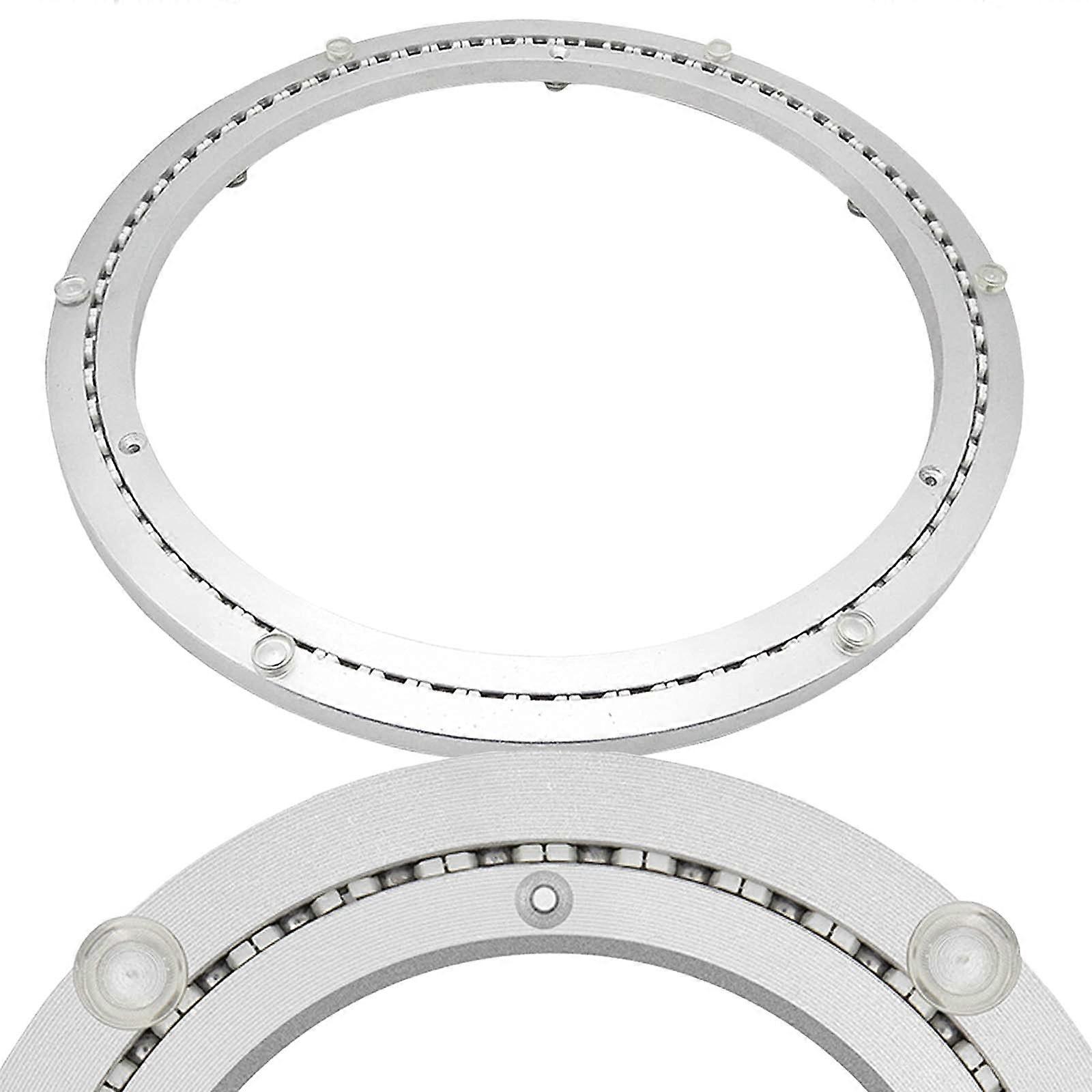 Heavyduty base for round tables, Lazy Susan, 360degree swivel, aluminum alloy, silver, 500mm/20in