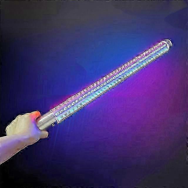 45 سنتيمتر قابلة للشحن الألومنيوم LED ستروب باتون LED زجاجة خدمة ماسة LED عصا الرقص بوت الشمبانيا