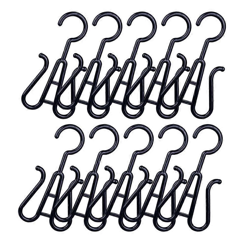 Hanging Shoe Organizer Rack with Double Hook Design 10Pcs for Home Use