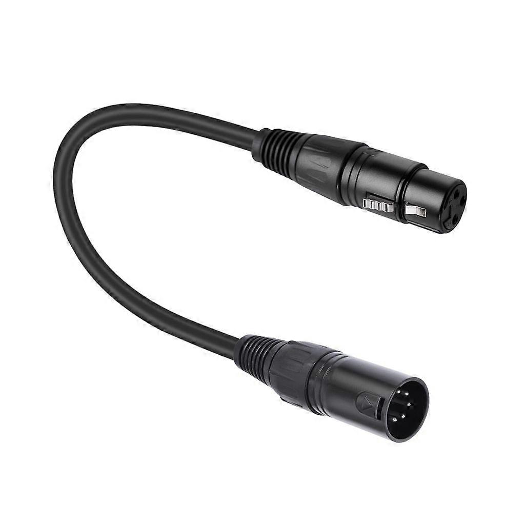 Auditory Cable 5Pin To 3Pin Conversion Cable For Microphone Connection 1 Foot